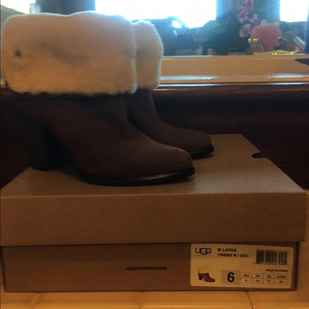 Ugg wool booties